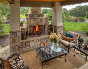 戶外壁爐 |美式庭院壁爐
