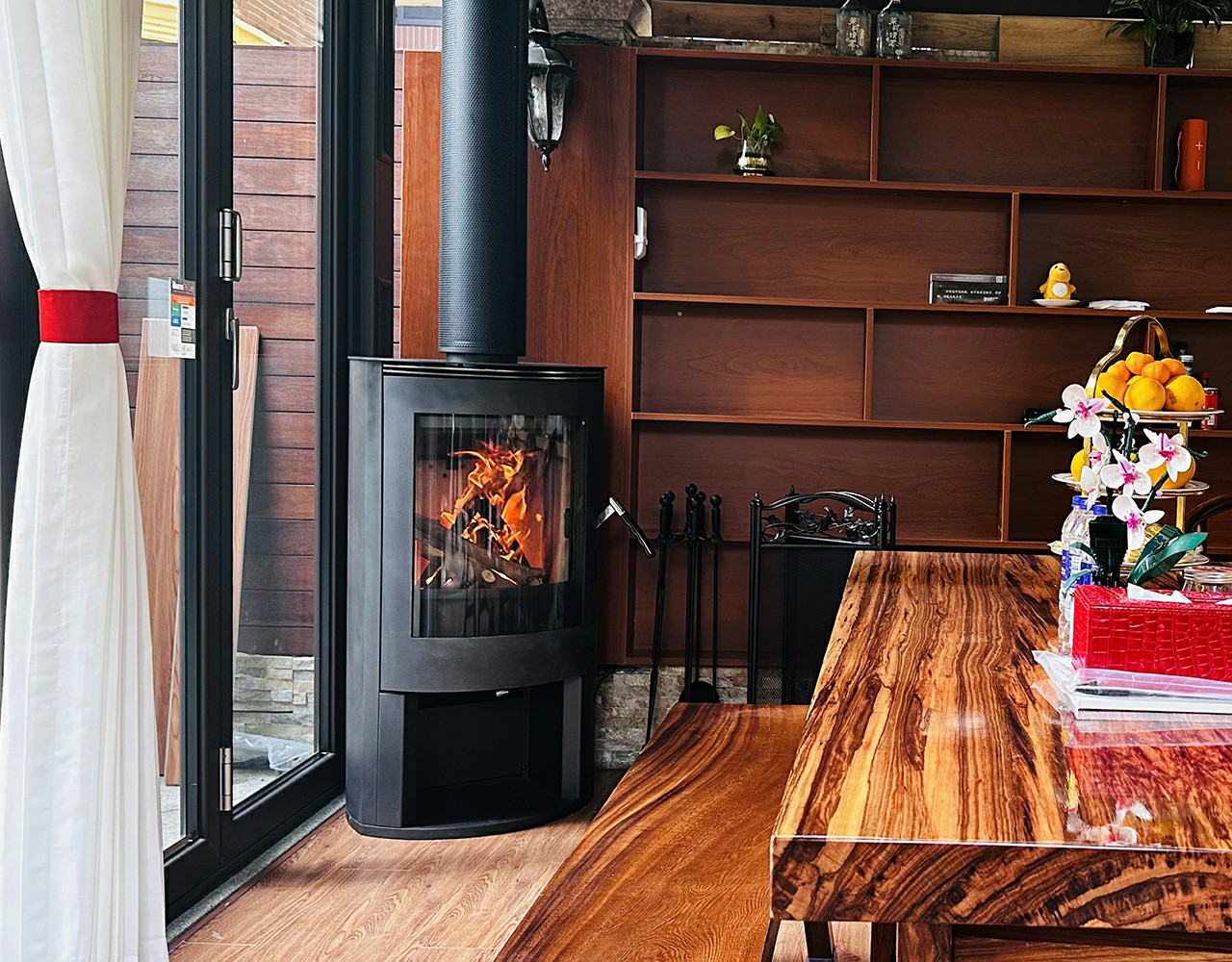 <案例 | 燃木真火>寒冬生暖意，煙火